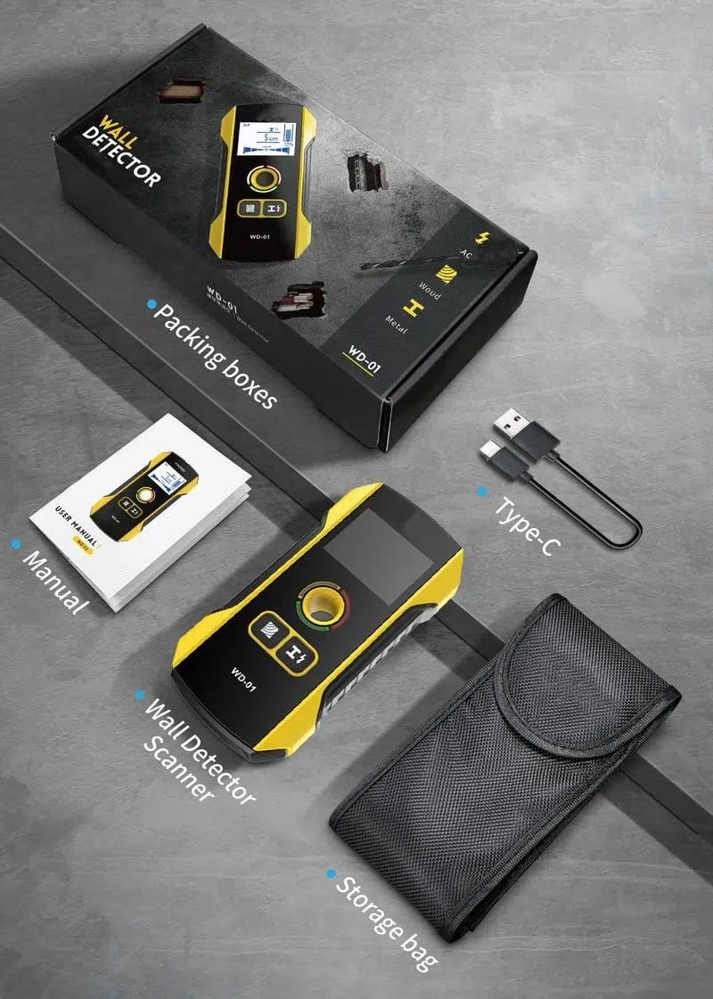 WallSense Pro – Precision Metal Detector Wall Scanner – image 9