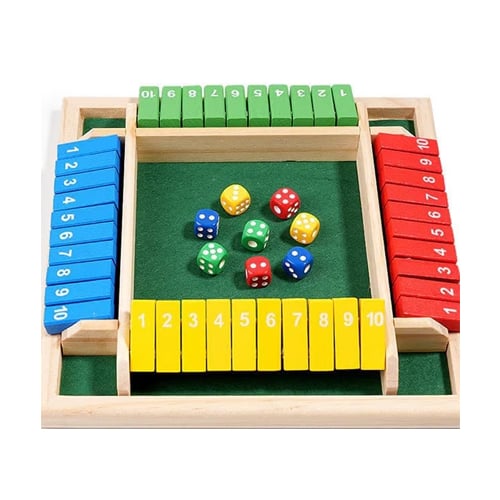 NumberLogic – Shut the Box Wooden Game – 1 SETS