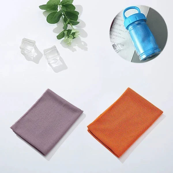 ChillWrap – Rapid Cooling Towel – Pink / Orange