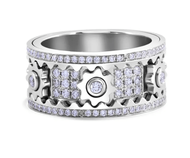 Zigzag - Sliding Ring Modern Statement Style – image 5