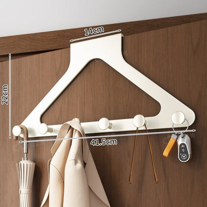 ClutterFree – Space-Saving Door Hanger Organizer – White