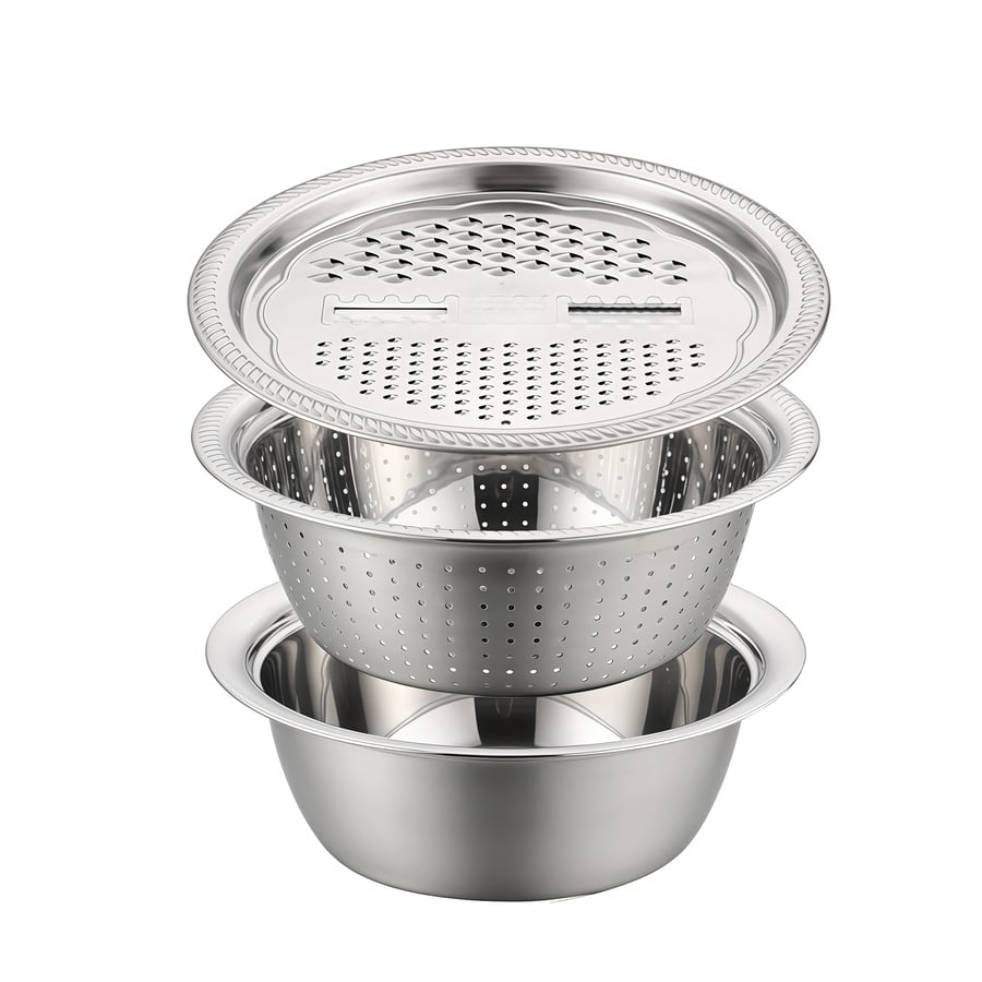 GrateCraft | 3-in-1 Stainless Steel Grater Bowl – image 12