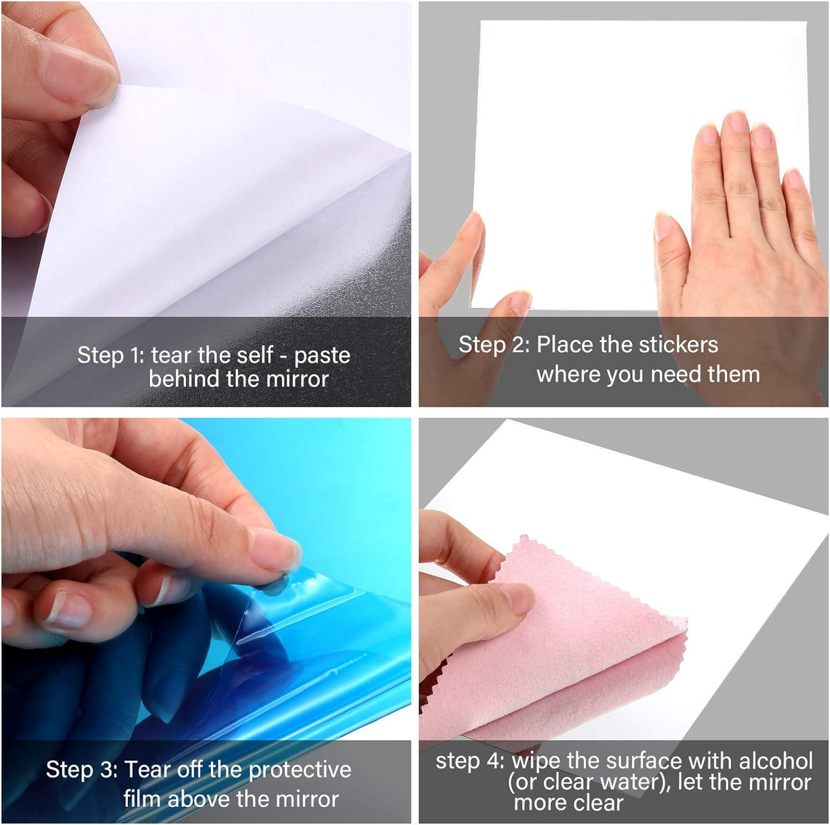 SafeReflect – Shatterproof Adhesive Mirror Sheets – image 5
