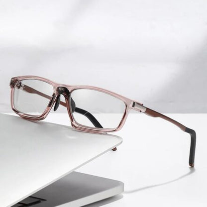 VisionSync – Adaptive Reading Glasses – Transparent Tea / '+1.00 / 40-45 YEAR OF AGE