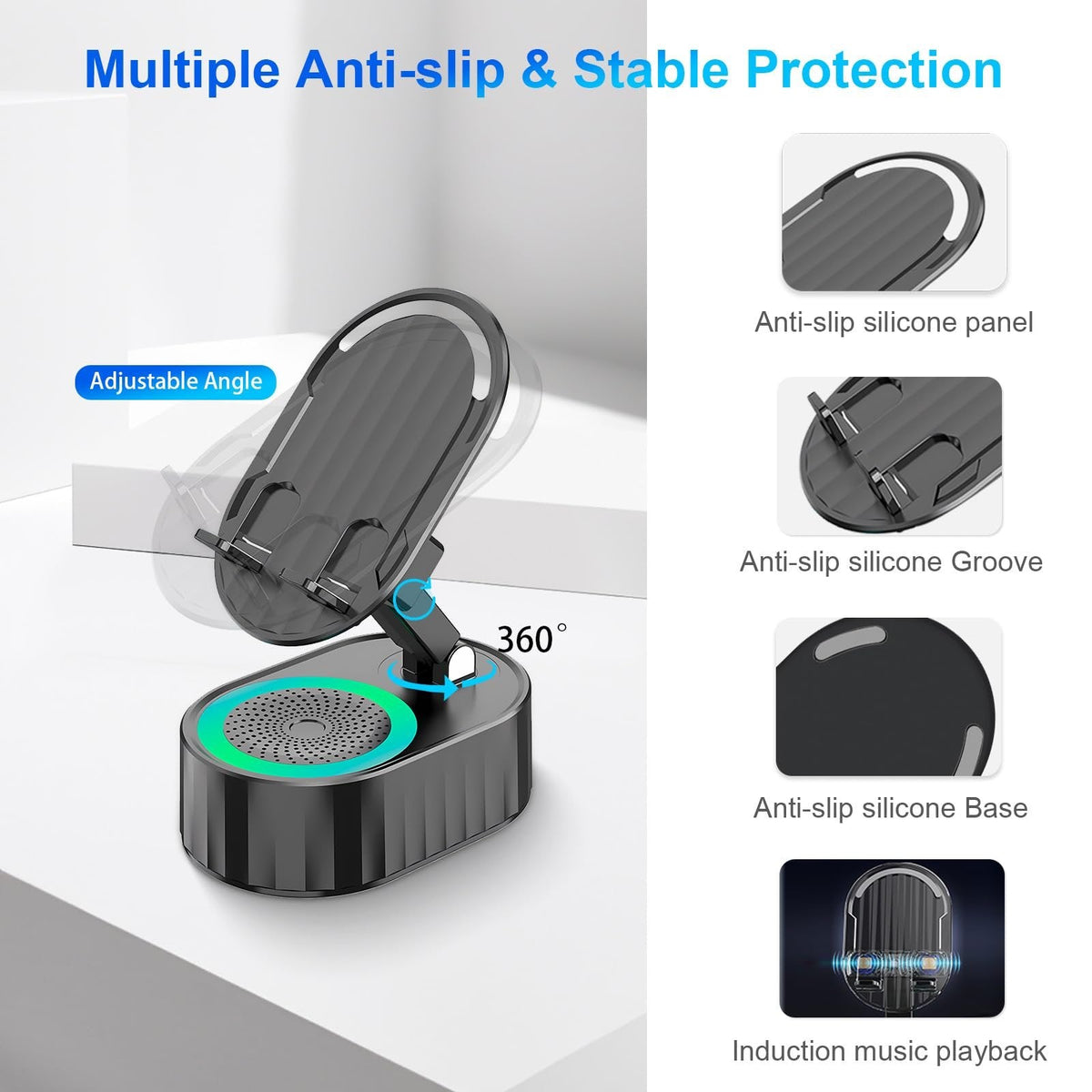 VibeDock – Cell Phone Stand with Sound Amplifier – image 7