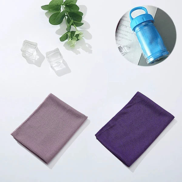 ChillWrap – Rapid Cooling Towel – Pink / Purple