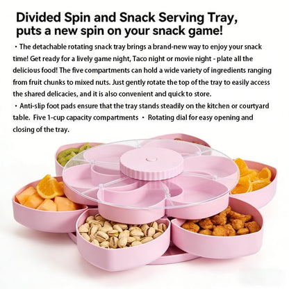 PartyTwist – Rotating Divided Tray – image 9
