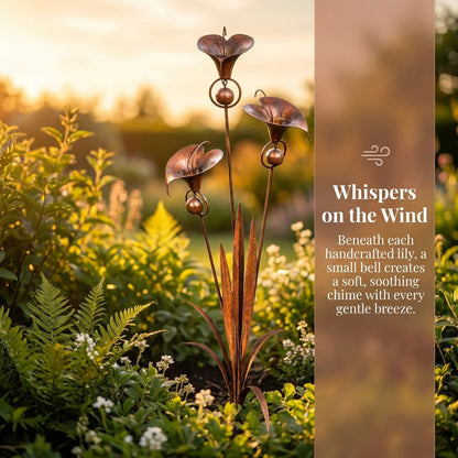 EmberPetal – Handcrafted Copper Lily Accent – image 3