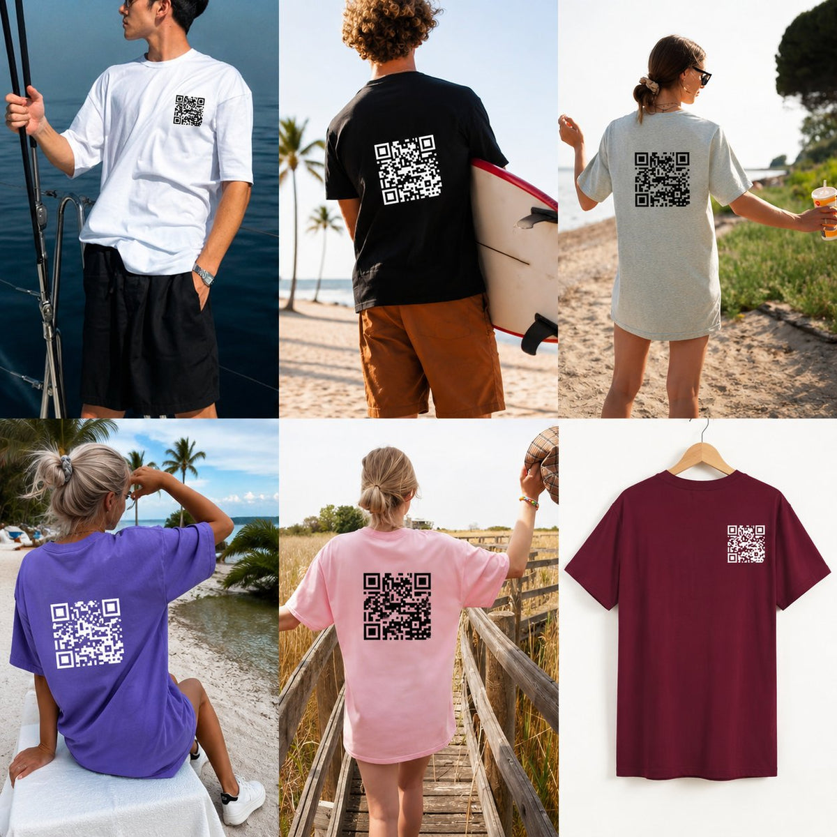 ScanMe – Funny QR Code Interactive T-Shirt – image 13