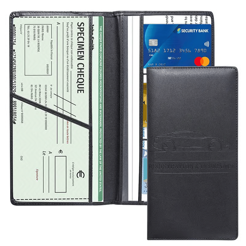 RoadGuard – Car Document Holder Organizer Case – Black