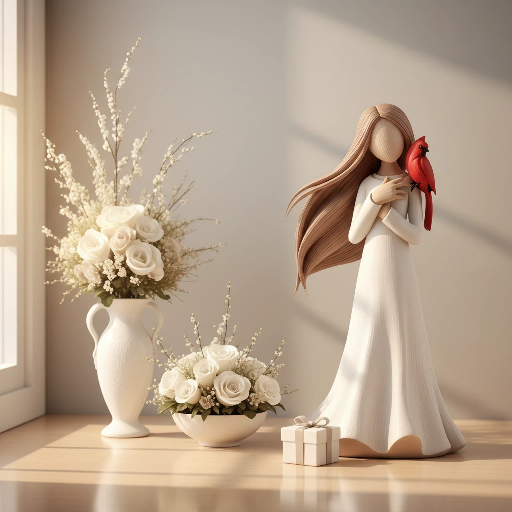 Cardinal Remembrance Love and Serenity Figurine – image 5