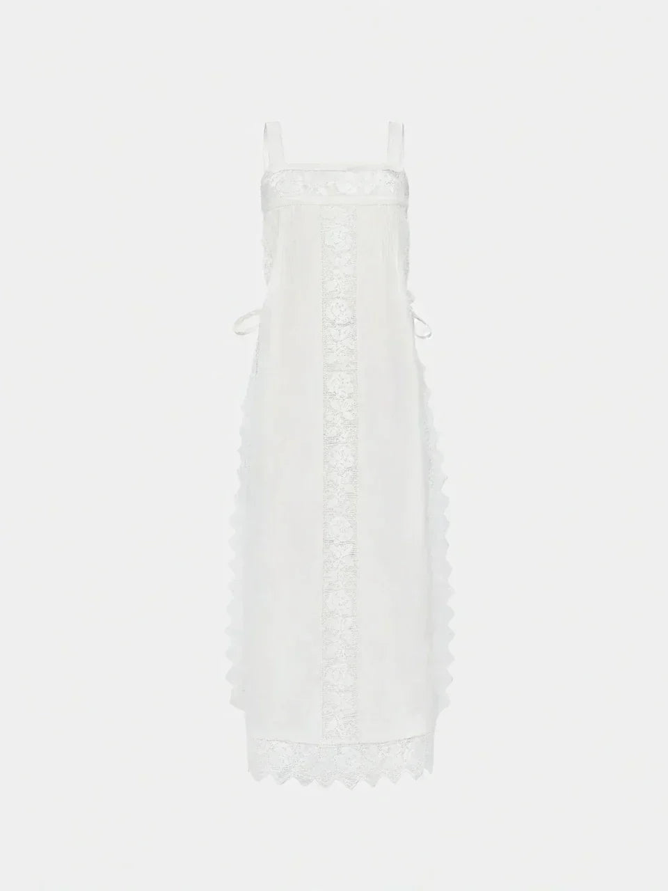 PureLinen – Vintage Lace Summer Midi Dress – image 8
