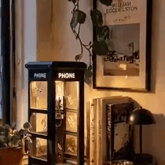 NoirBooth Glow - Vintage Phone Booth Ambient Lamp – image 16