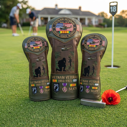 ValorCrest – Vietnam Veteran Tribute Golf Head Cover – image 3