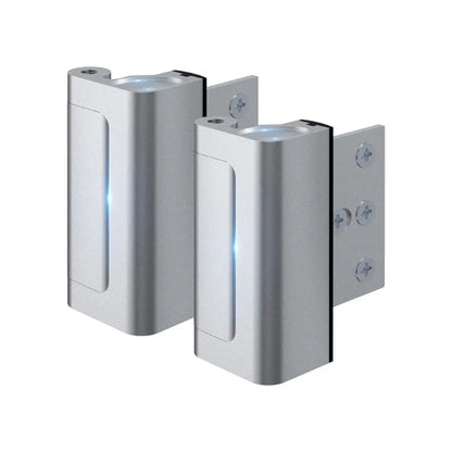 DoorFort – Premium Reinforcement Safety Lock – Silver - 2 pack / Buy 1