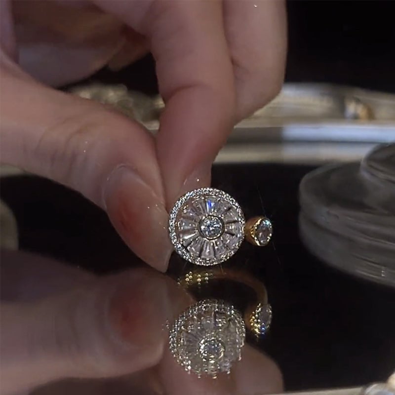 LumiRing – Delicate Round Zircon Luxury Ring – image 8