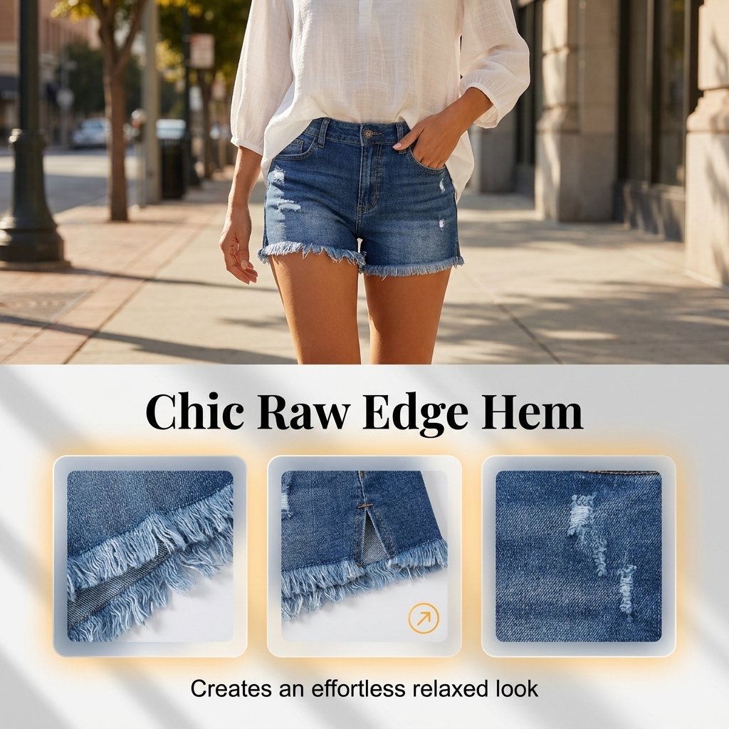 BlueBelle - Distressed Denim Shorts – image 10