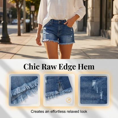 BlueBelle - Distressed Denim Shorts – image 10
