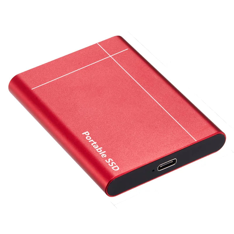 DataVault – High Speed Portable SSD Storage Drive – Red / ️ 1x 32 TB Starter Drive / Super Fast Delivery