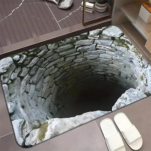 DepthDoor – 3D Illusion Doormat – Endless Abyss / 40*60/16*24in