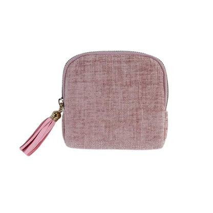 LuxeCarry – Portable Jewelry Storage Bag with Zipper – Pink