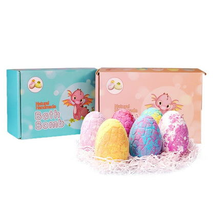 DinoGlow – Fun & Colorful Bath Bomb Eggs – Pink Box + Blue Box (12 pcs)