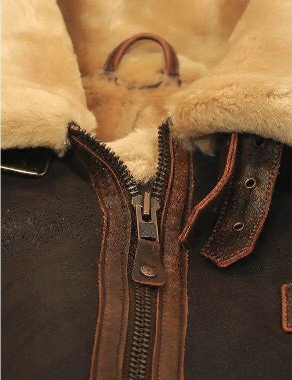 AeroFur – Aviator Shearling Jacket – image 9