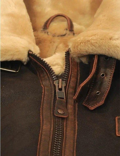 AeroFur – Aviator Shearling Jacket – image 9