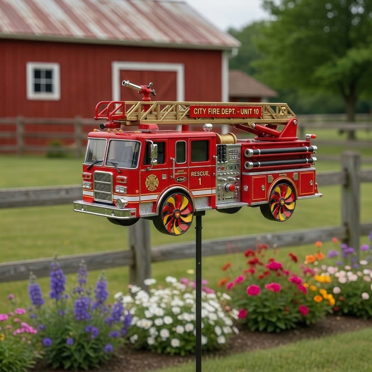 BreezeBlaze – Animated Garden Spinner Truck – image 2