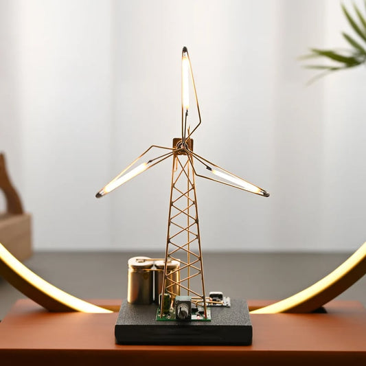 GlowMill – DIY Windmill Night Light – 33-Piece DIY Kit