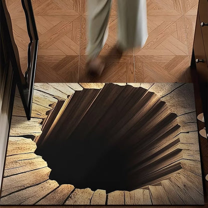 DepthDoor – 3D Illusion Doormat – Crack4 / 40*60/16*24in