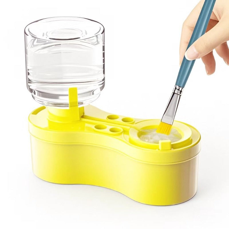 CleanStroke – Automatic Brush Washer – Yellow