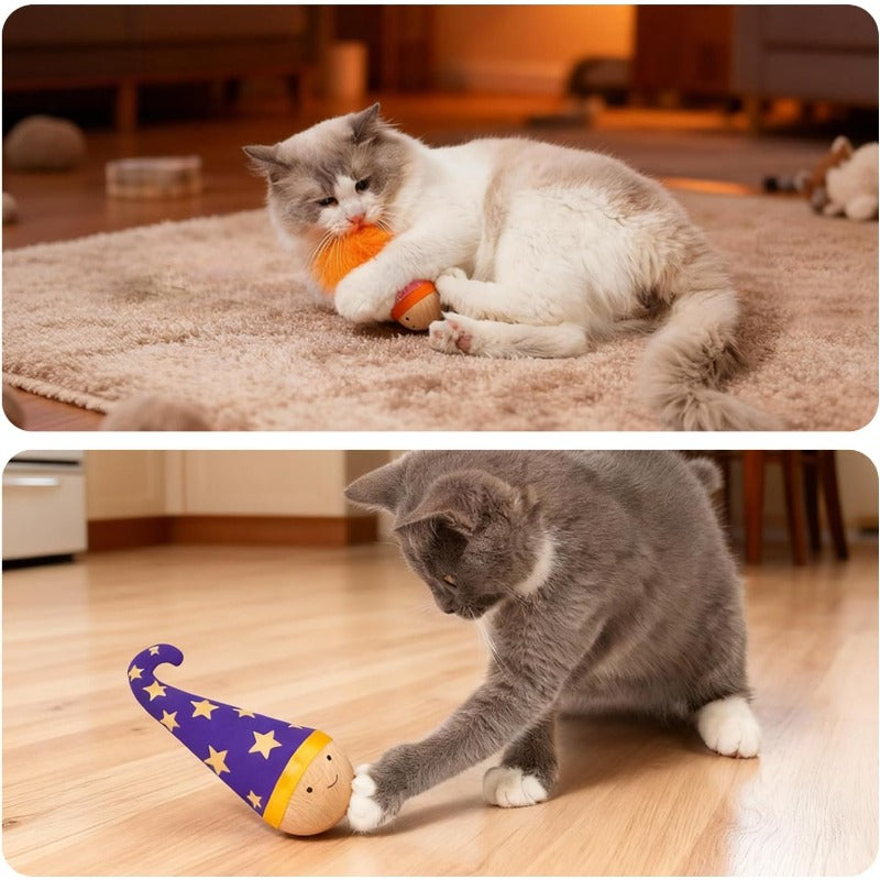 PawWobble – Wooden Wobble Cat Toy – image 5