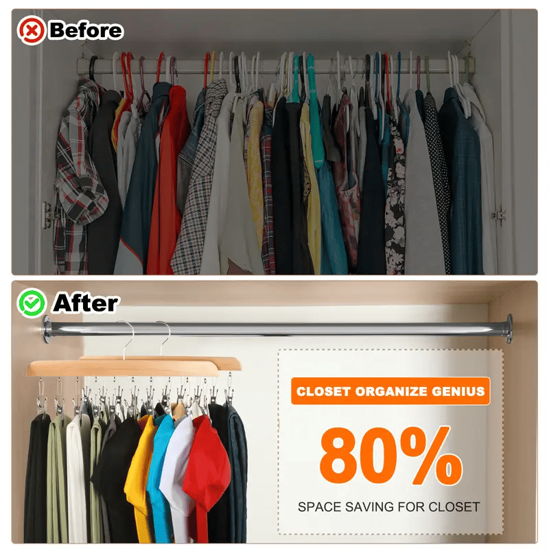 ClipNest – 10-Clip Space Saving Closet Organizer – image 3