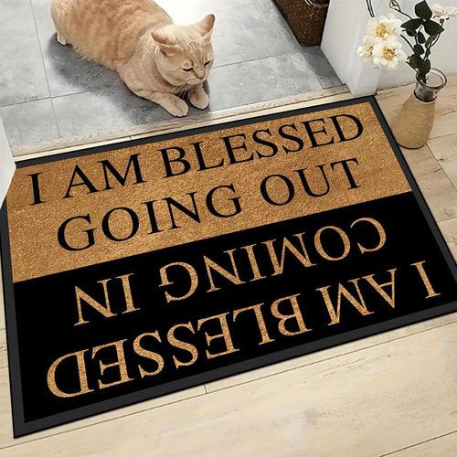TexturaStep – Stylish Letter Pattern Door Mat – 40*60cm (16*24")