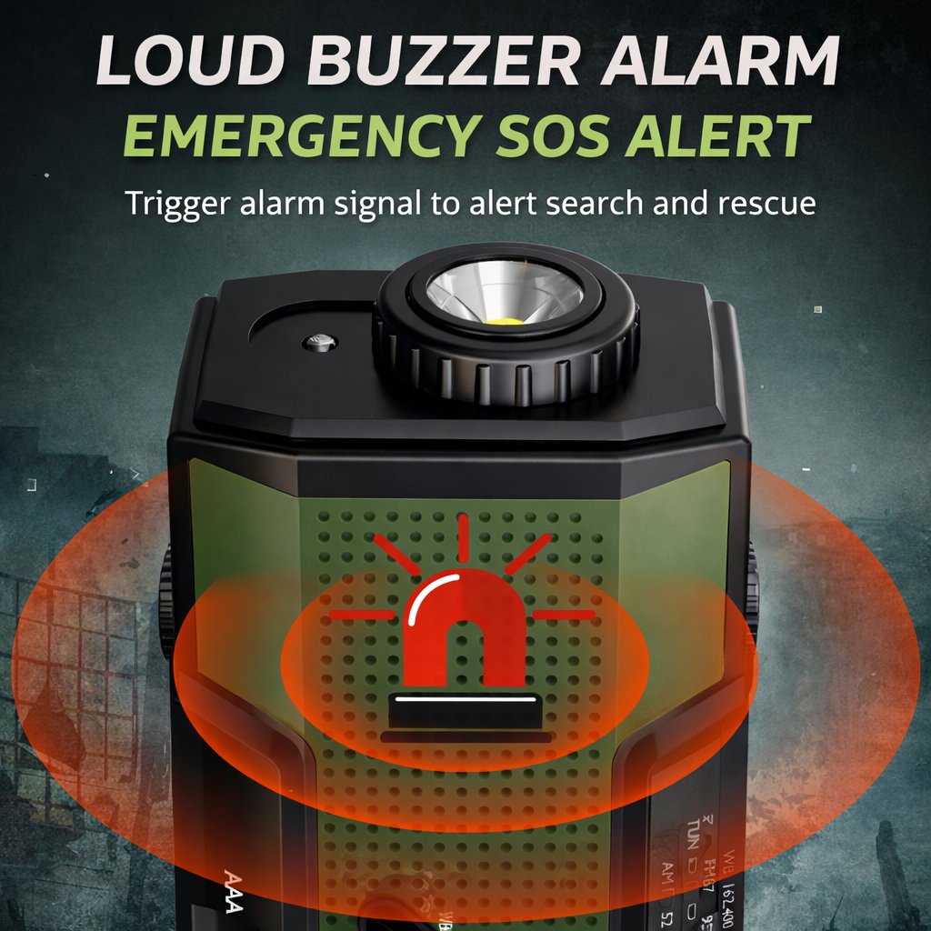 PowerCast Elite – 4-in-1 Emergency Radio – image 4