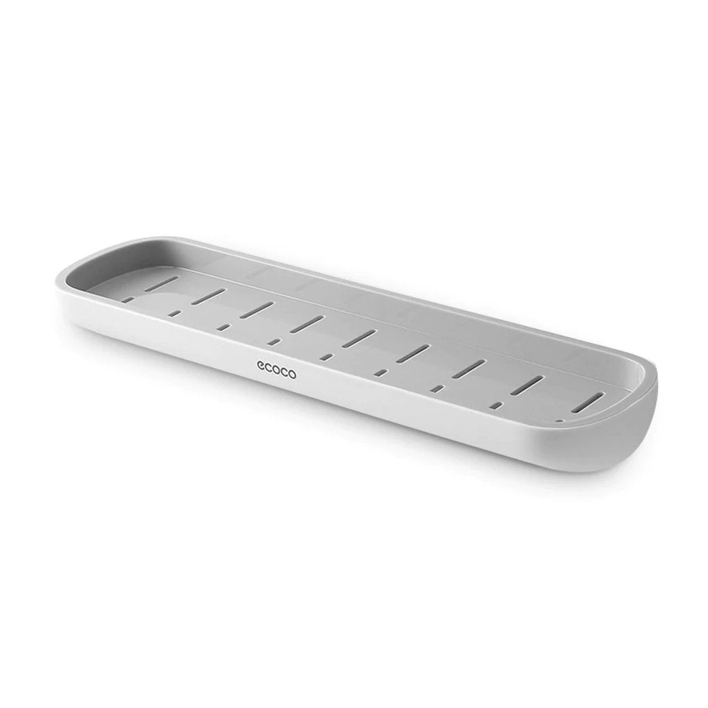 AquaHold – No-Drill Bathroom Storage Shelf – Without Towel Bar / Gray