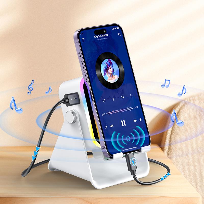 BeatStand – Wireless Multi-Function Bluetooth Speaker – White
