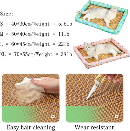 CoolNest – Breathable Rattan Cooling Pet Bed – image 6