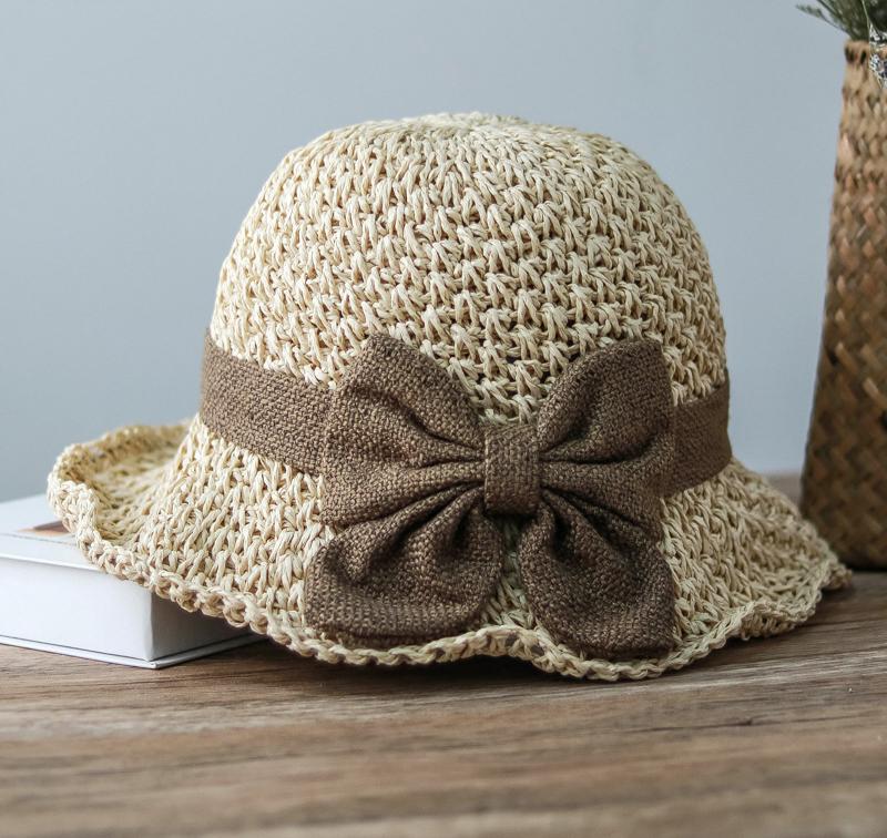 LunaShade – Breathable Summer Straw Hat – Beige
