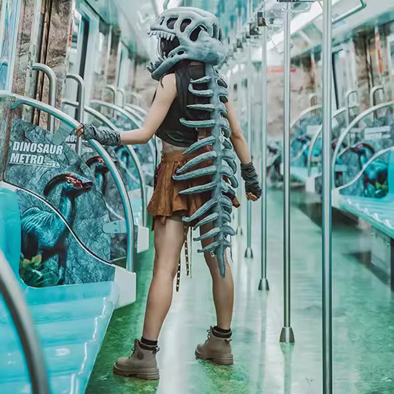 DinoBones – Realistic Dinosaur Skeleton Costume Set – image 3