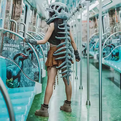 DinoBones – Realistic Dinosaur Skeleton Costume Set – image 3