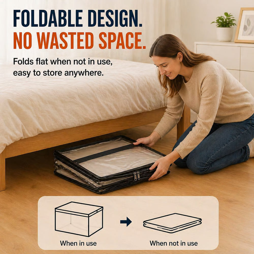 MegaPackPro – Large Heavy Duty Clear Storage Bag – image 2