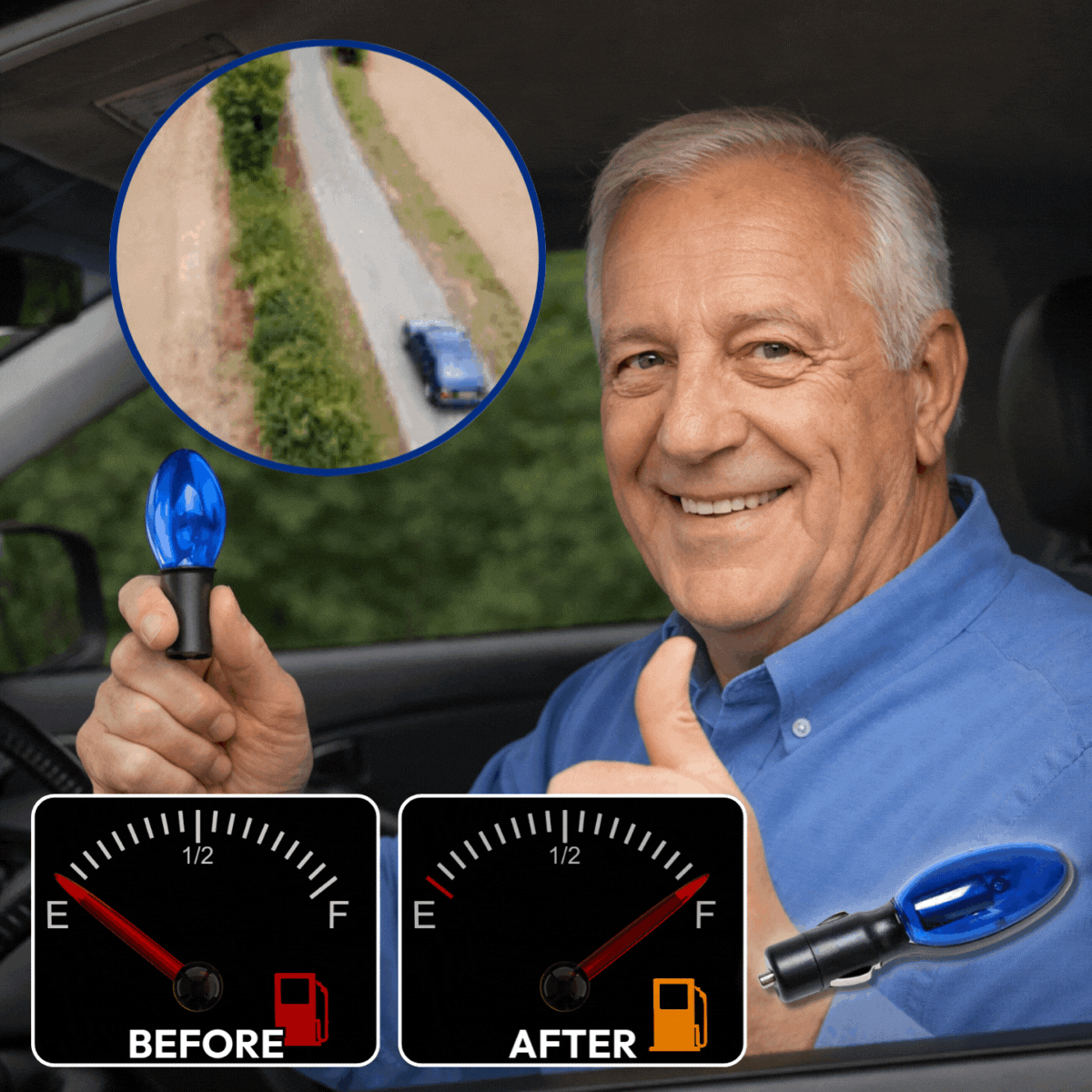 Saves 30% on fuel consumption. — Plug-and-Play Fuel Saver: Drive Further, Improve Fuel Efficiency – image 11