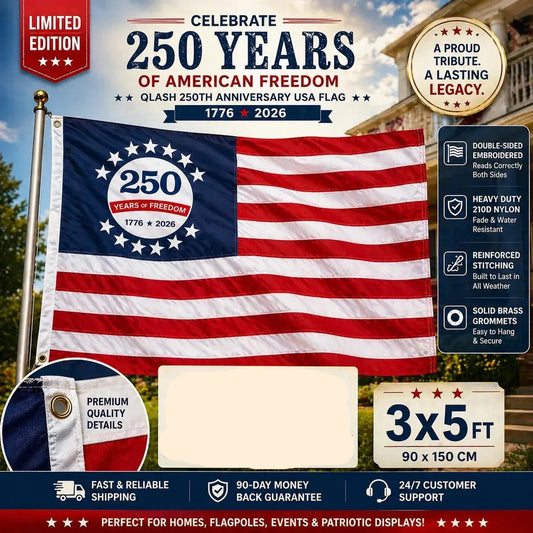FreedomHonor – 250th Anniversary Flag – Buy 1