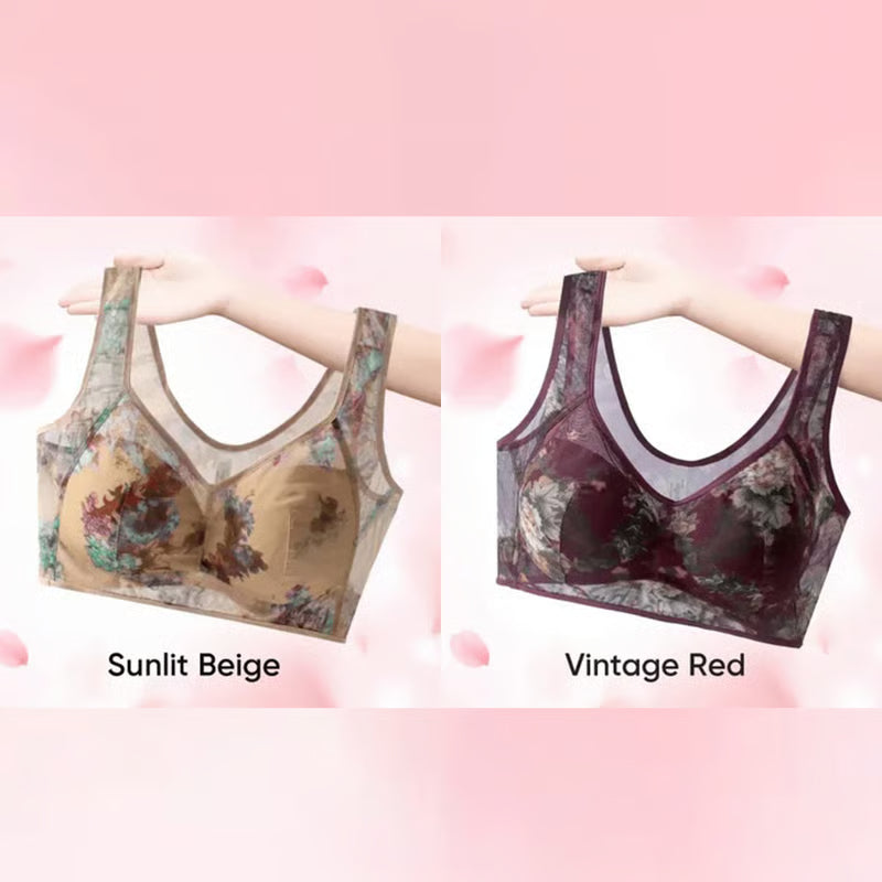 ChillFit – Lightweight Summer Comfort Wear – Sunlit Beige+Vintage Red(2Pcs) / A / 34/75