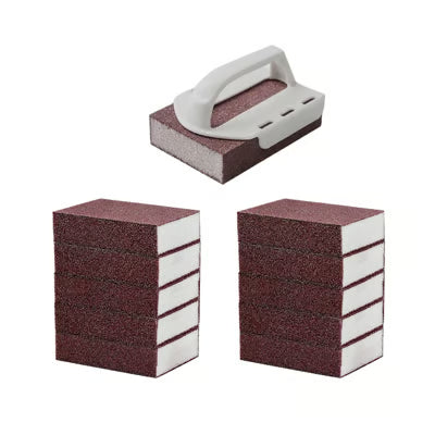 SparklePro | Multi-Surface Magic Cleaning Sponge – Handle (Gray) × 1 + Sponge × 11