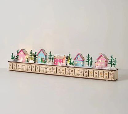 ChristmasGlow - Christmas Village Advent Calendar – Multi