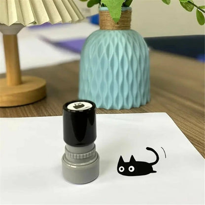 MeowMark – Cat Pattern Stamp Set – Crooked-tail kitten