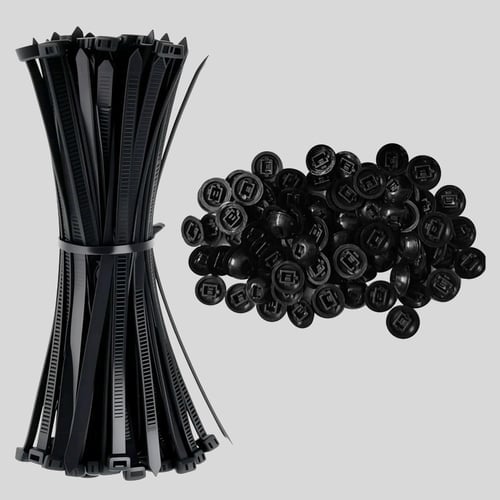 FlexiGrip – Universal Nylon Cable Tie Clasp – 30 PCS